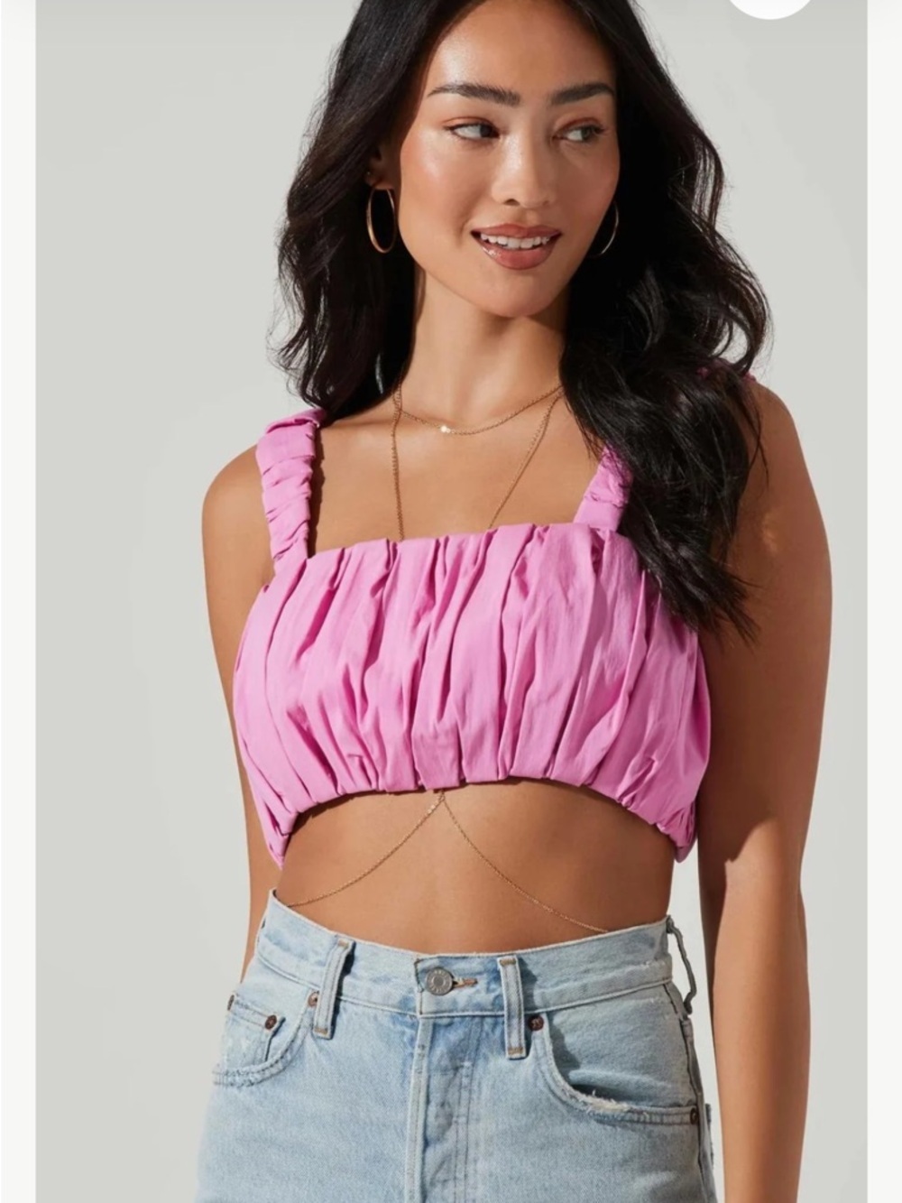 Astr Vibrant Pink Top new with tags size medium - Picture 2 of 9